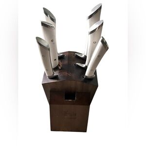 Cangshan White Knife Set with Block